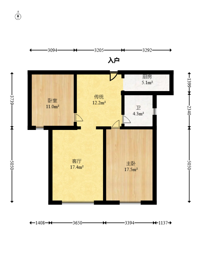 四季星城  2室2厅1卫    56.8万 四季星城  2室2厅1卫    56.8万户型图