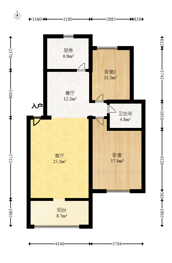博雅湘水湾 5室2厅2卫 54.80万 博雅湘水湾 5室2厅2卫 54.80万户型图