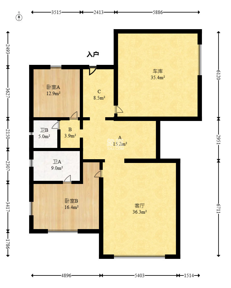 保利閬峰云墅  8室3廳5衛(wèi)   1060.00萬