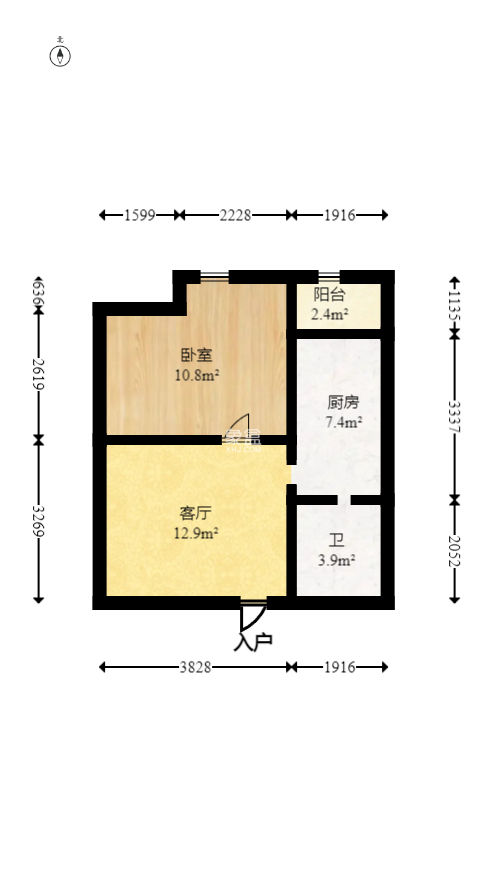 香颂国际  1室1厅1卫   27.80万
