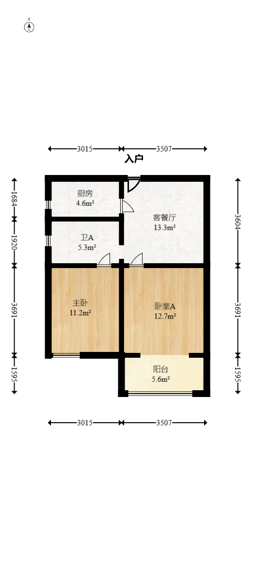 保利西海岸B区  3室2厅2卫   175.00万室内图1