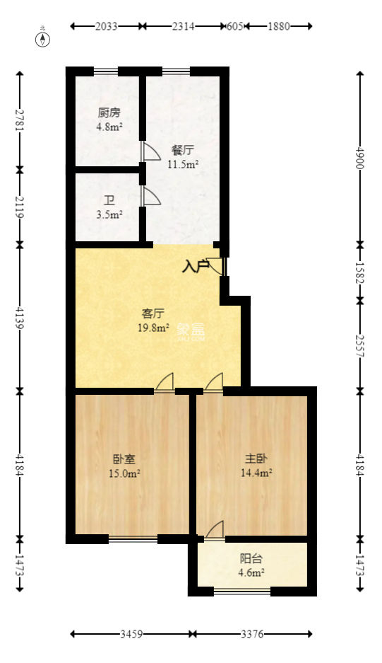 中南汽车世界  2室2厅1卫   30.00万