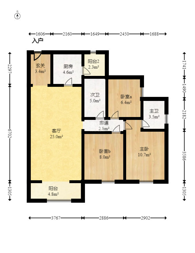 中国铁建梅溪青秀三期  3室2厅2卫   130.00万