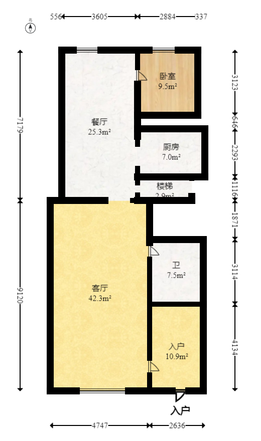 金科东方大院一二六期  6室2厅3卫    498.0万 金科东方大院一二六期  6室2厅3卫    498.0万户型图