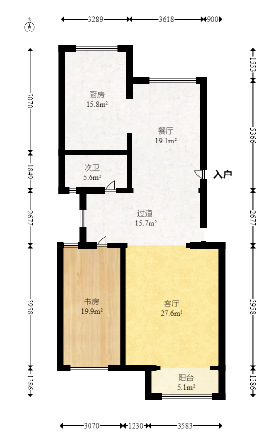 堤亚纳湾（深业沙河城）  4室2厅3卫   268.00万室内图1