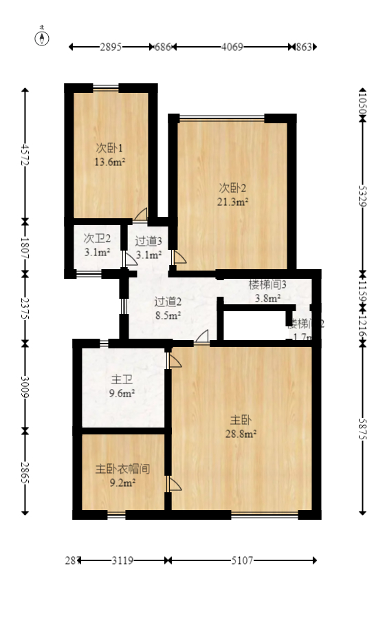 堤亚纳湾（深业沙河城）  4室2厅3卫   268.00万其他