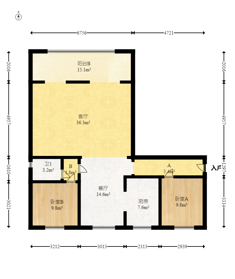 佳兆业城市广场  4室2厅2卫    168.0万 佳兆业城市广场  4室2厅2卫    168.0万户型图