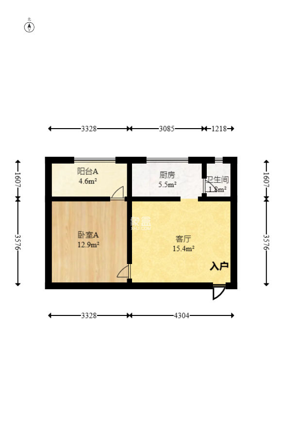 冯家湾  1室1厅1卫   36.80万