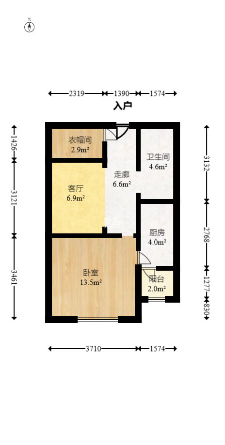 鑫远和城（一、二期）  1室1厅1卫   35.00万