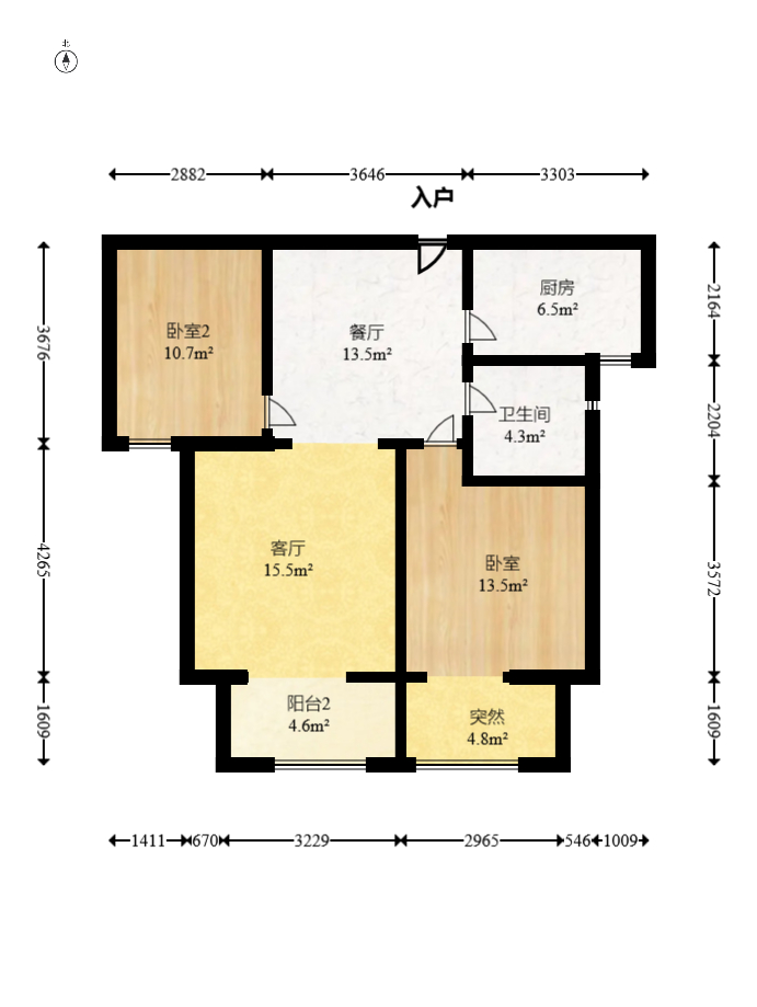 中国铁建国际城二期  2室2厅1卫    42.0万 中国铁建国际城二期  2室2厅1卫    42.0万户型图