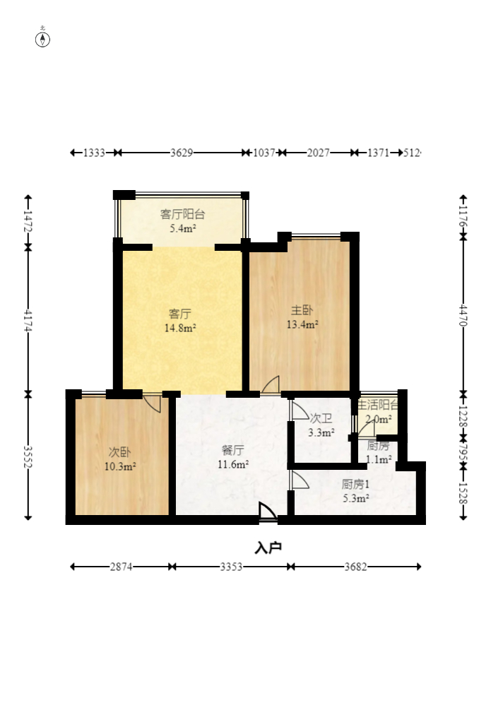 海岛国际名城  2室2厅2卫    142.0万 海岛国际名城  2室2厅2卫    142.0万户型图