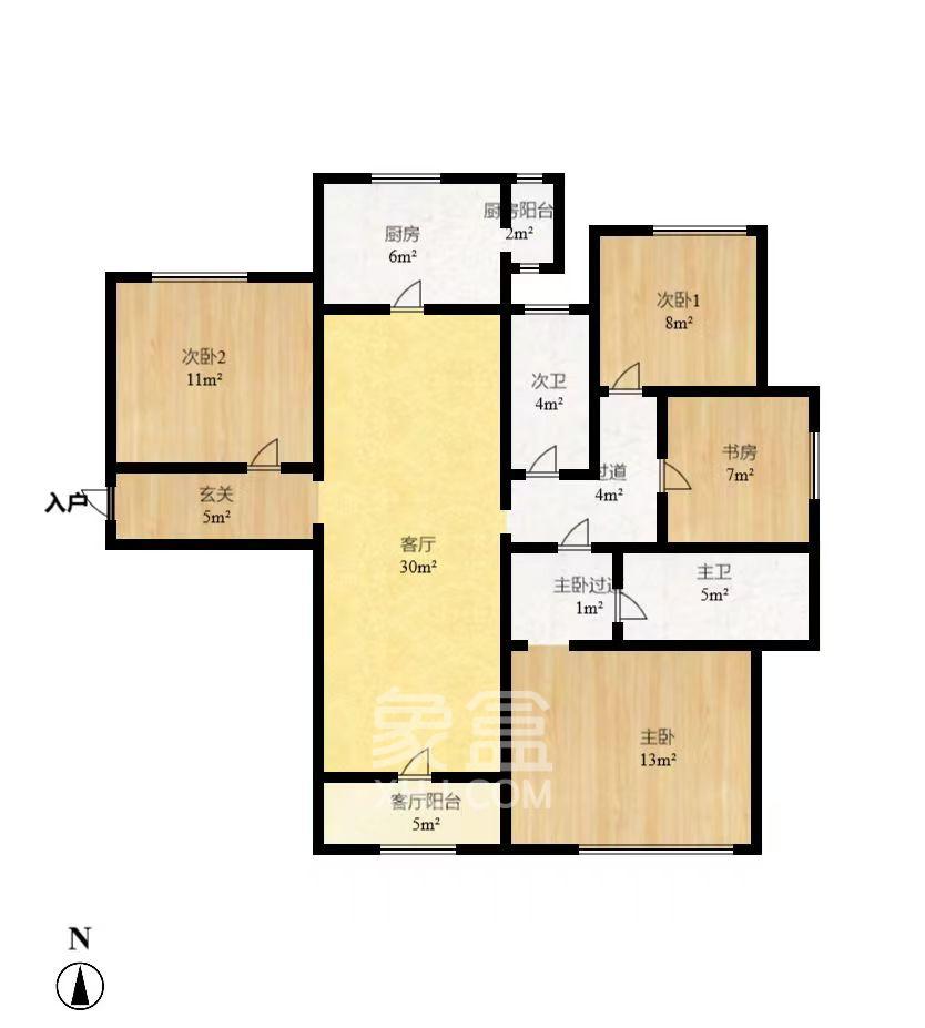 保利西海岸A区 4室2厅2卫 4100.0元/月 保利西海岸A区 4室2厅2卫 4100.0元/月户型图