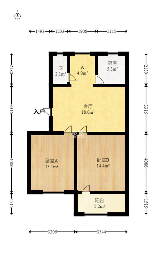 枫林小区  2室1厅1卫   29.80万