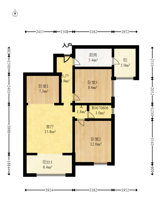 阳光城尚东湾学园区 2室1厅1卫 68.0万 阳光城尚东湾学园区 2室1厅1卫 68.0万户型图