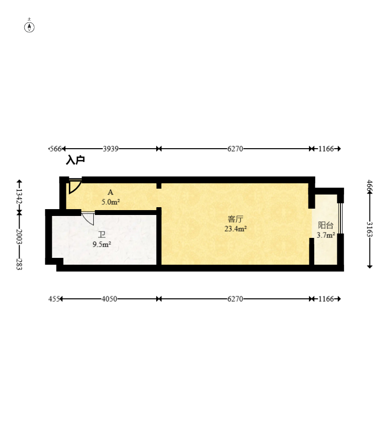 玛依拉山庄  1室1厅1卫    30.0万 玛依拉山庄  1室1厅1卫    30.0万户型图