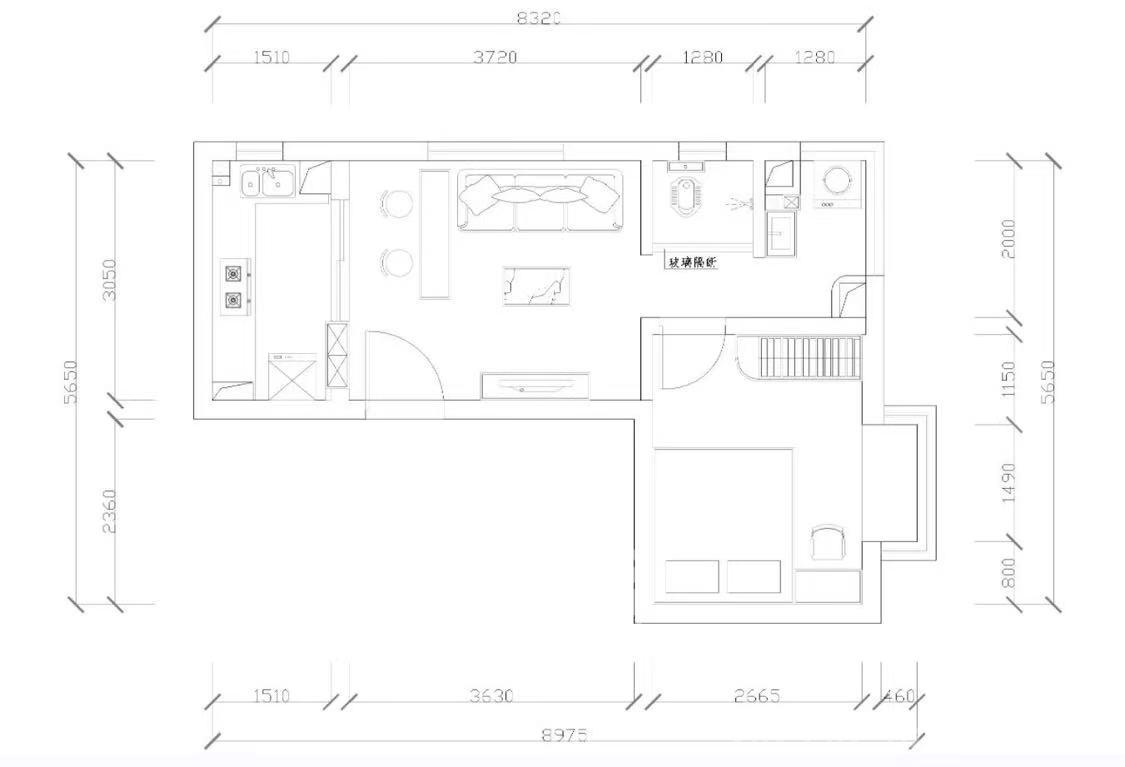 金轮星光名座  1室1厅1卫   1800.00元/月