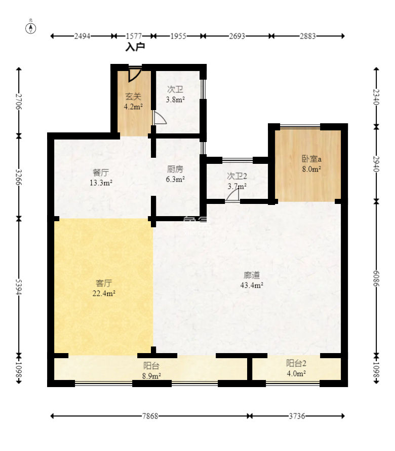 建发央著  4室2厅2卫   200.00万