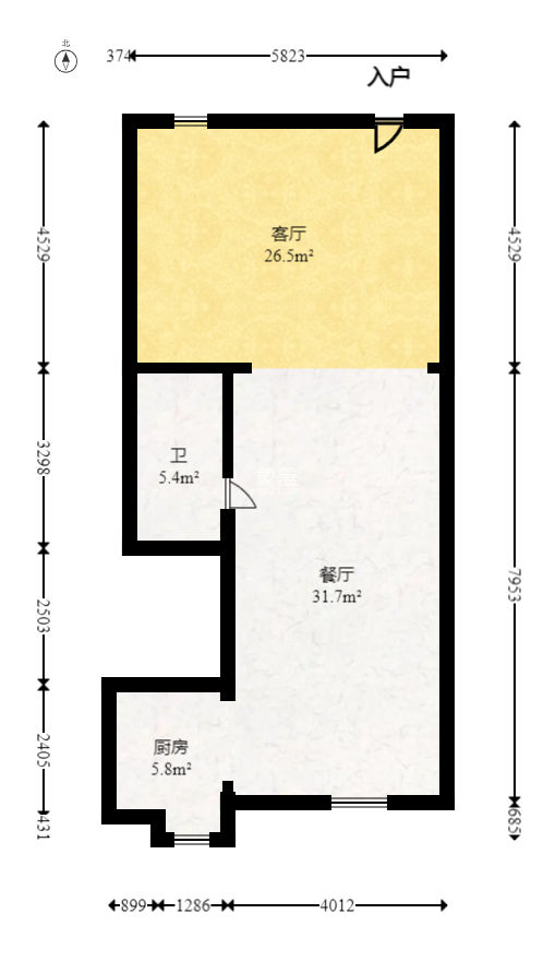 山水芙蓉国际新城  6室3厅3卫   268.60万