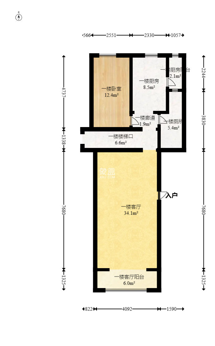 阳光100二期  3室2厅1卫   128.00万