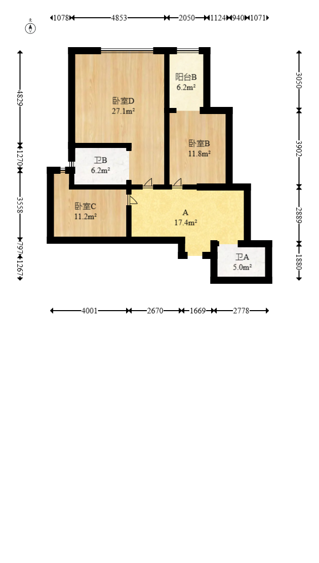 兴汉大厦 4室2厅2卫 128.0万 兴汉大厦 4室2厅2卫 128.0万其他