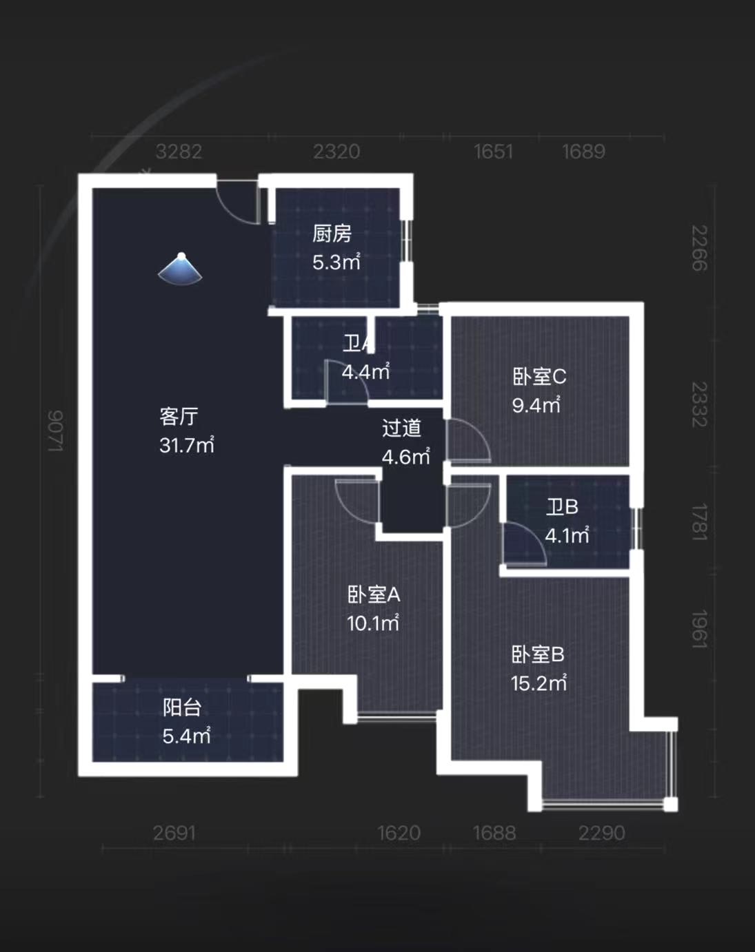 提香蓝岸 3室2厅2卫 48.0万 提香蓝岸 3室2厅2卫 48.0万室内图
