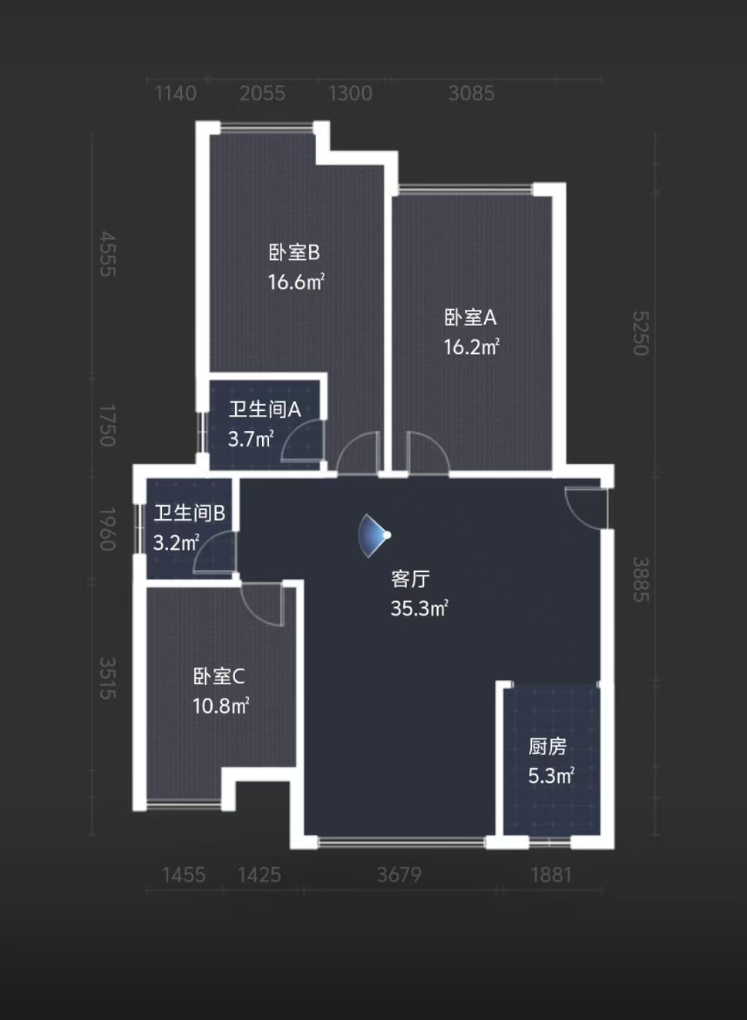 西郡佳园  3室2厅2卫    45.8万