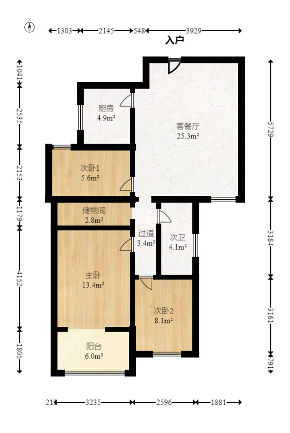 绿地海外滩一期  3室2厅1卫    42.0万