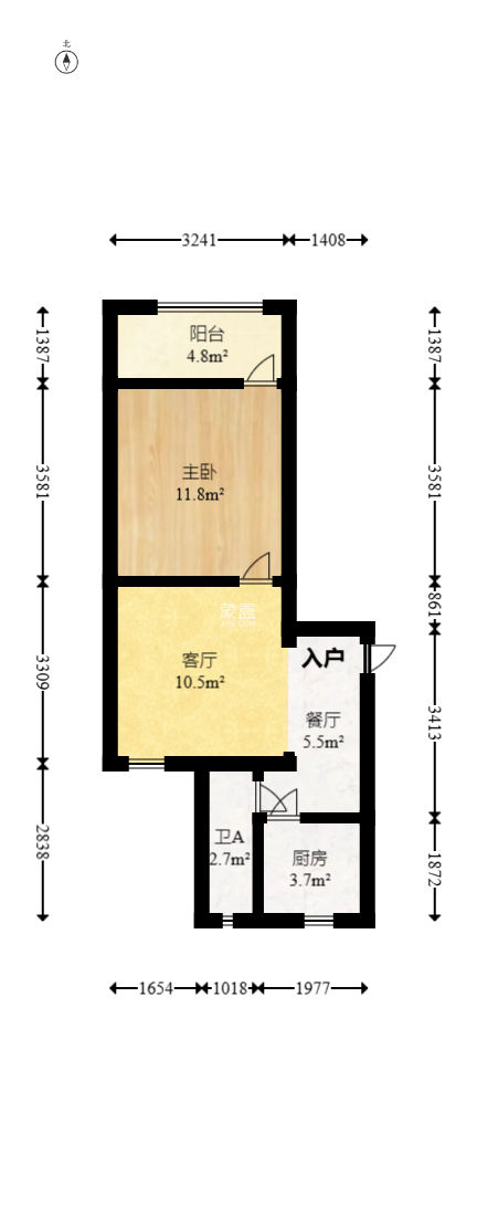 老鸦冲社区  1室0厅0卫   30.00万