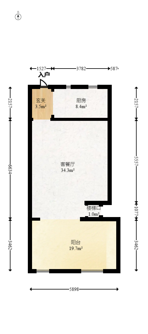 世茂铂翠湾二期 4室2厅1卫 155.0万 世茂铂翠湾二期 4室2厅1卫 155.0万户型图
