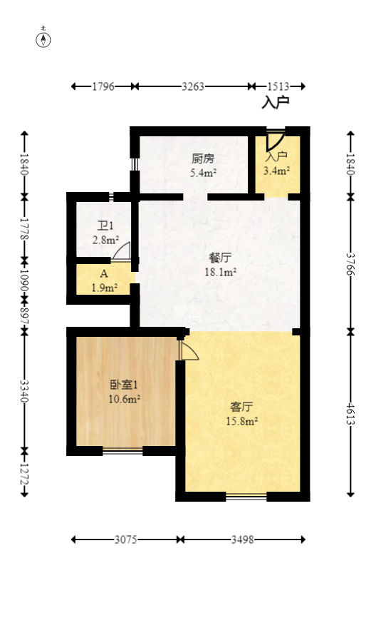 阳光城尚东湾蓝莓苑  4室2厅2卫   128.00万
