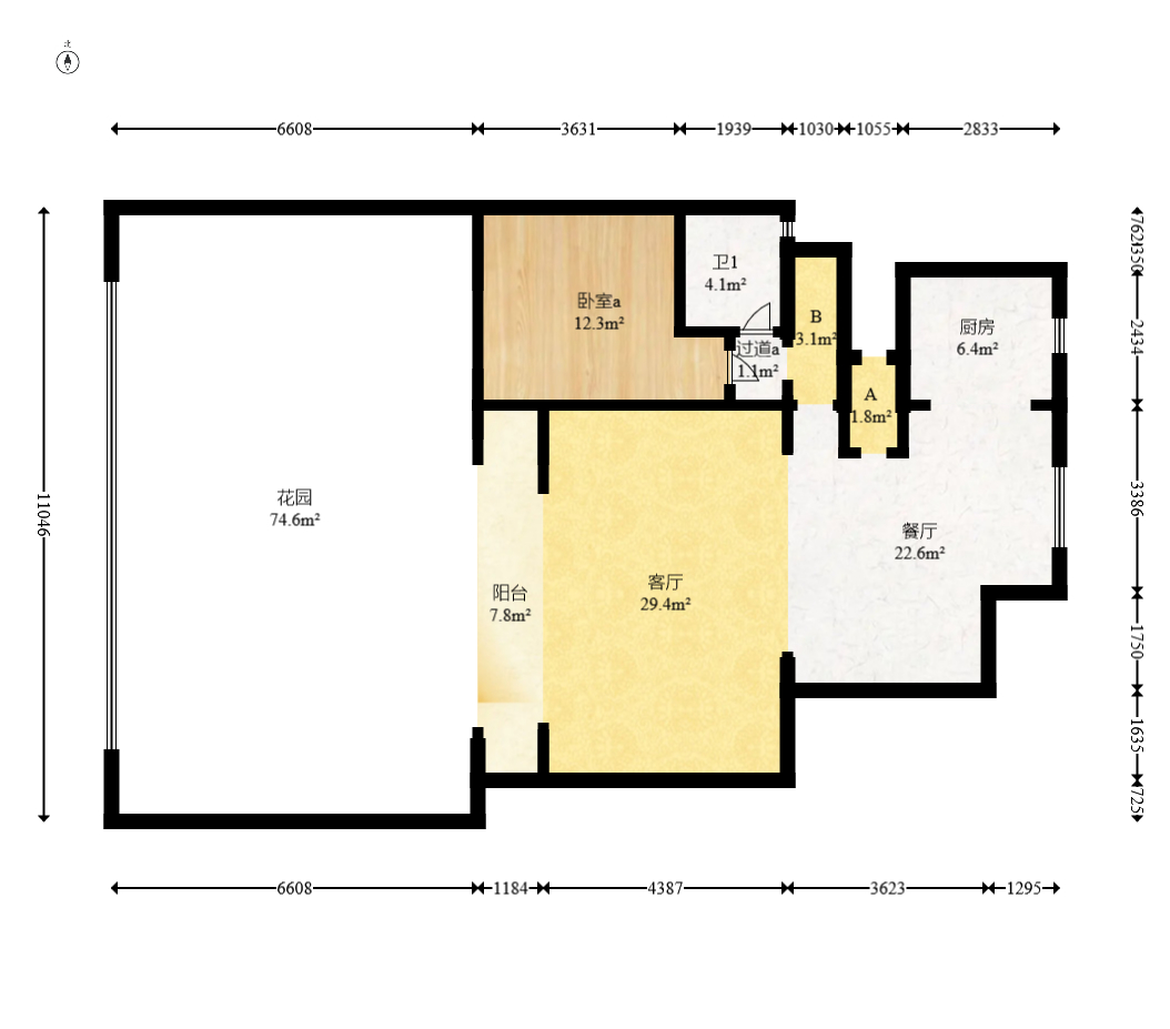 长房越秀星悦荟  5室2厅2卫    208.0万 长房越秀星悦荟  5室2厅2卫    208.0万户型图