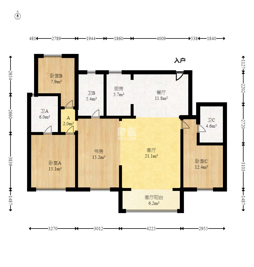 正榮濱江紫闕臺  4室2廳3衛(wèi)   230.00萬