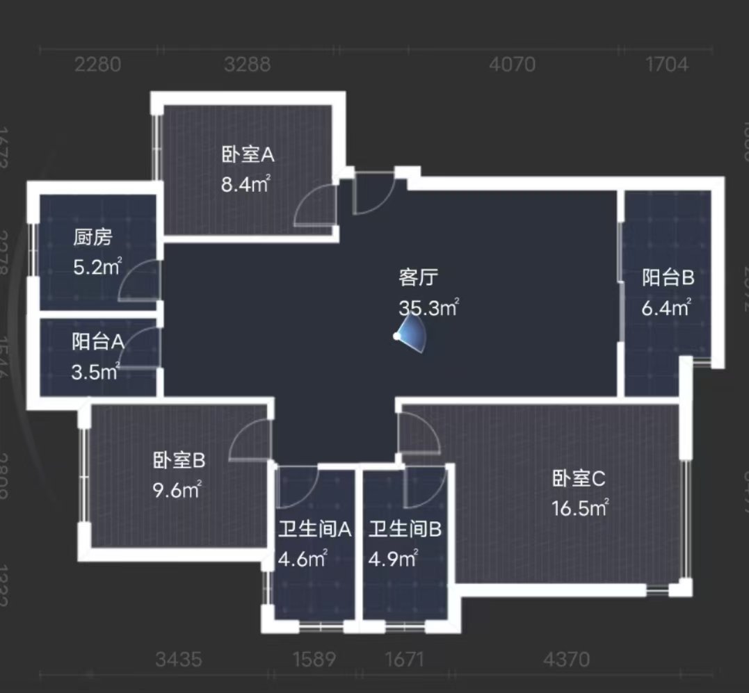 湘银星城 3室3厅2卫 62.0万 湘银星城 3室3厅2卫 62.0万室内图