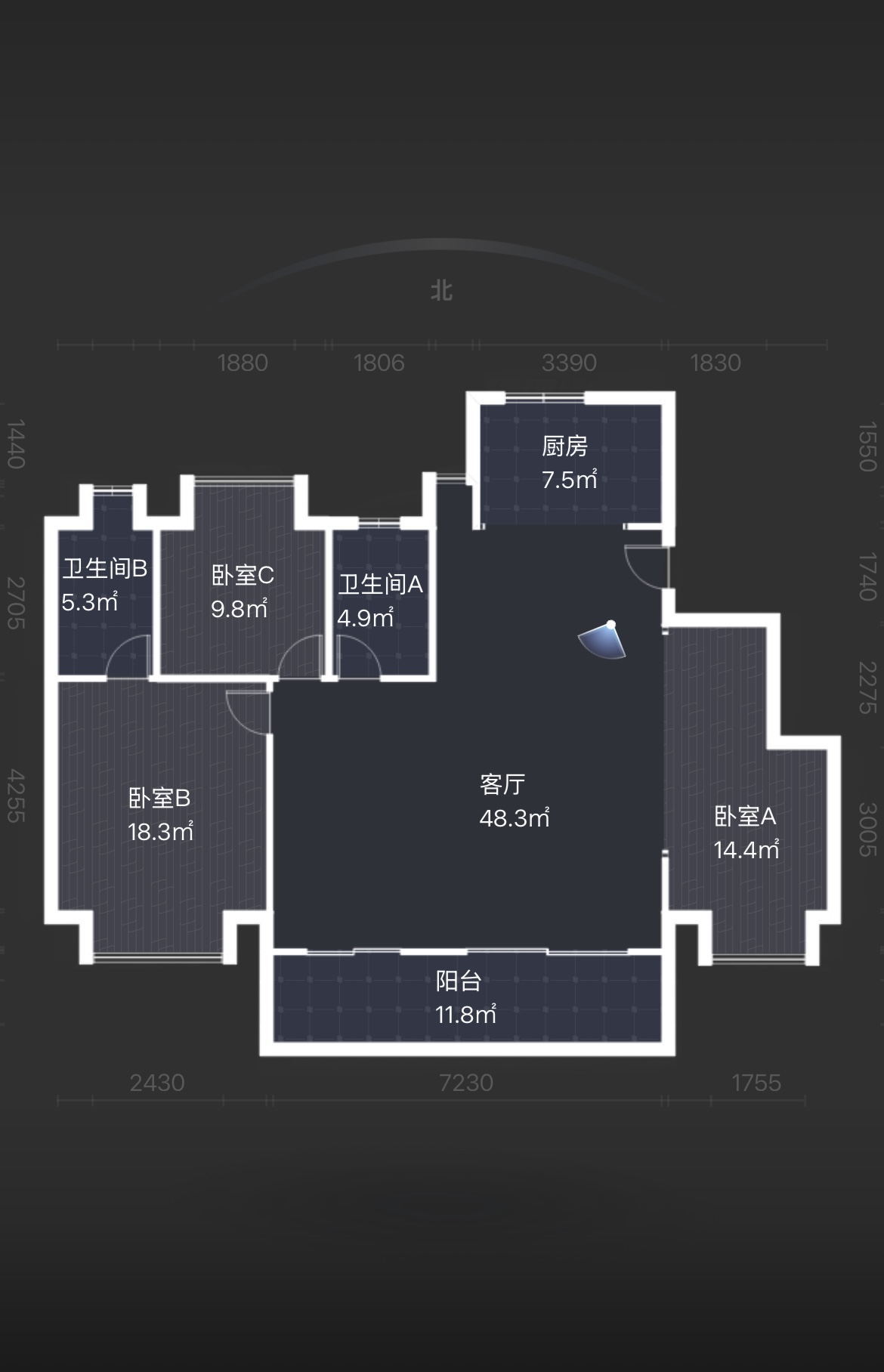 中海誉园  4室2厅2卫    168.0万 中海誉园  4室2厅2卫    168.0万室内图