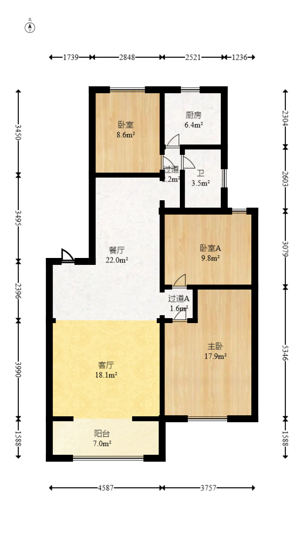 湘绣城  3室2厅2卫    38.8万 湘绣城  3室2厅2卫    38.8万户型图