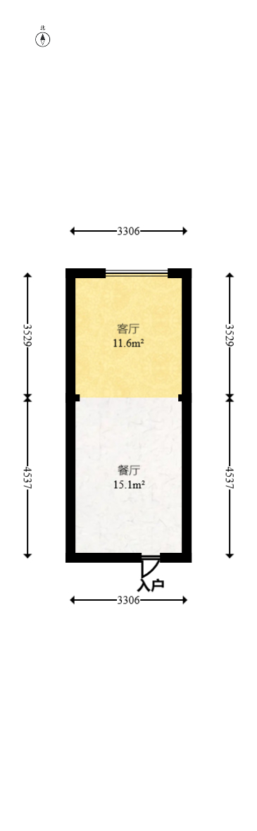 新城悦隽公园  2室1厅1卫   17.00万室内图1