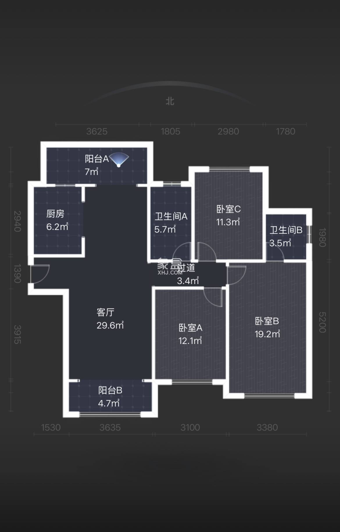 提香蓝岸 3室2厅2卫 49.8万 提香蓝岸 3室2厅2卫 49.8万室内图
