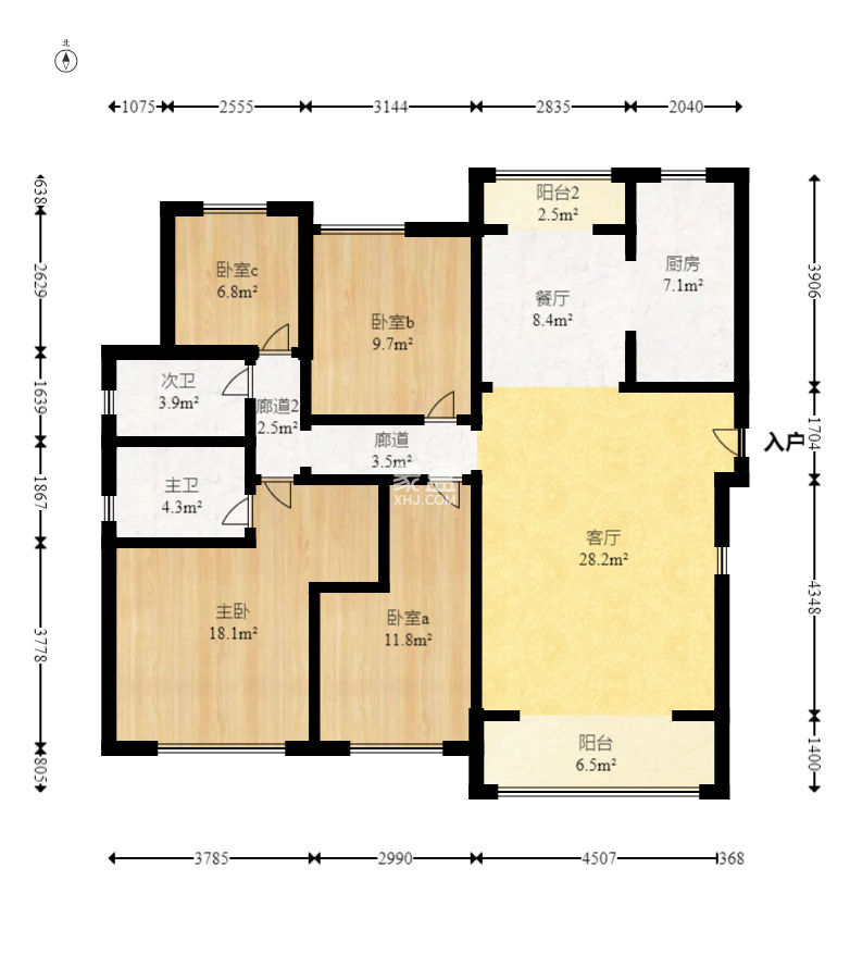 长沙溪山悦  4室2厅2卫   138.00万