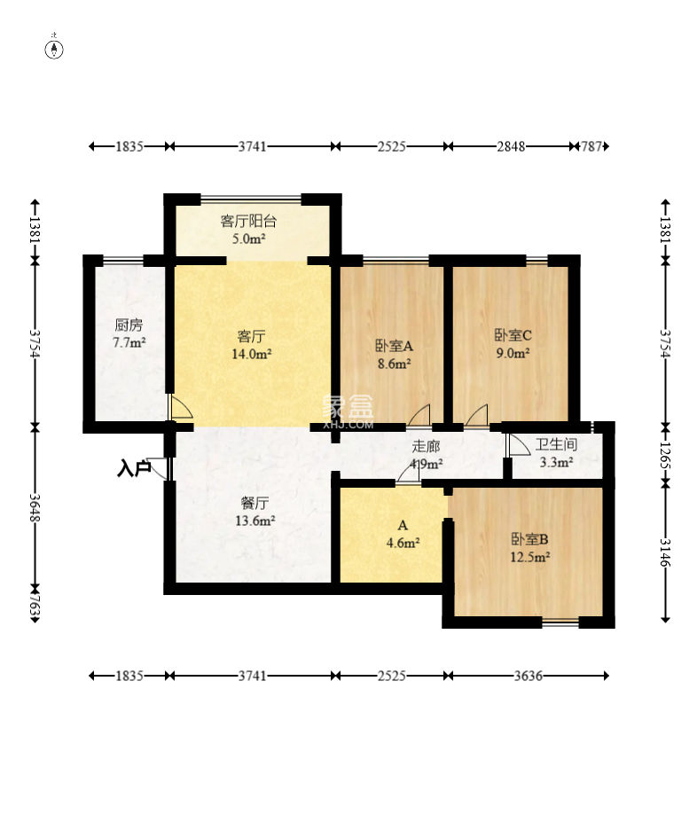 夏威夷碧水春城（碧桂园城市花园）  3室2厅1卫    105.0万