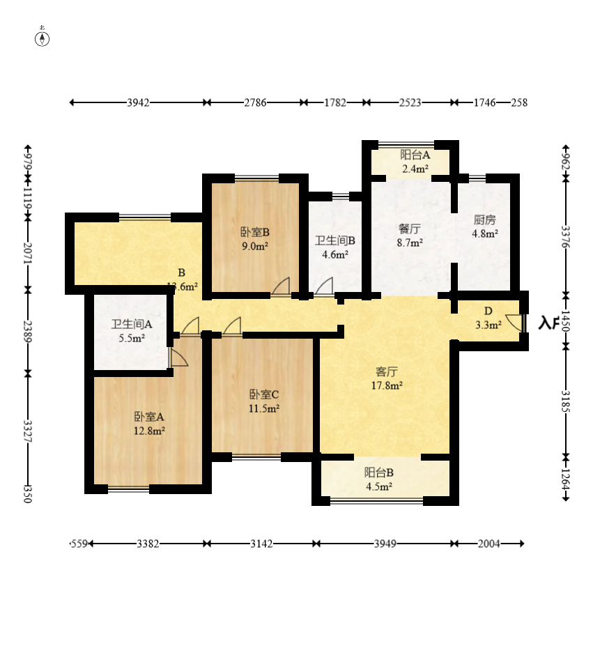 中建璟和城  1室0厅0卫   115.00万室内图1