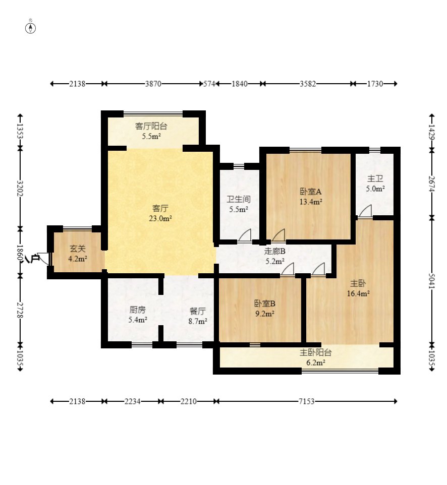 中建芙蓉嘉苑  3室2厅2卫   130.00万室内图1