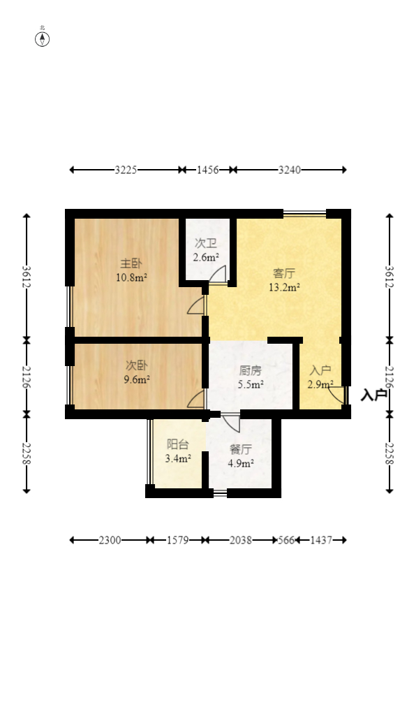 西城别院  1室1厅1卫    62.0万 西城别院  1室1厅1卫    62.0万户型图