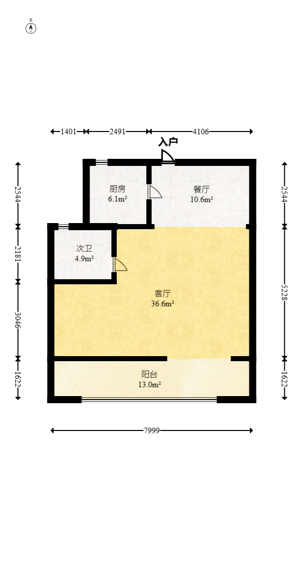 建发央著  4室2厅2卫   162.00万室内图1