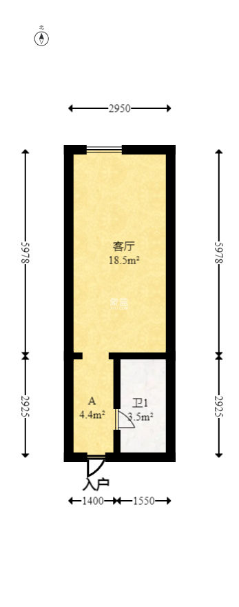 樂尚城  1室1廳1衛(wèi)   25.00萬