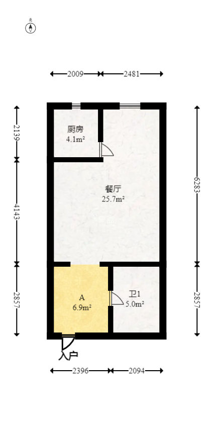 京武浪琴山三期（京武中心）  2室2厅1卫   99.00万