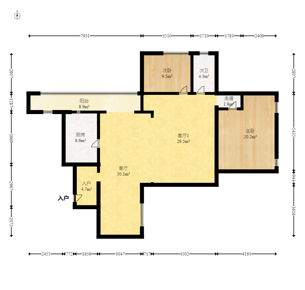 兆南丽湾  6室3厅4卫    680.0万 兆南丽湾  6室3厅4卫    680.0万户型图
