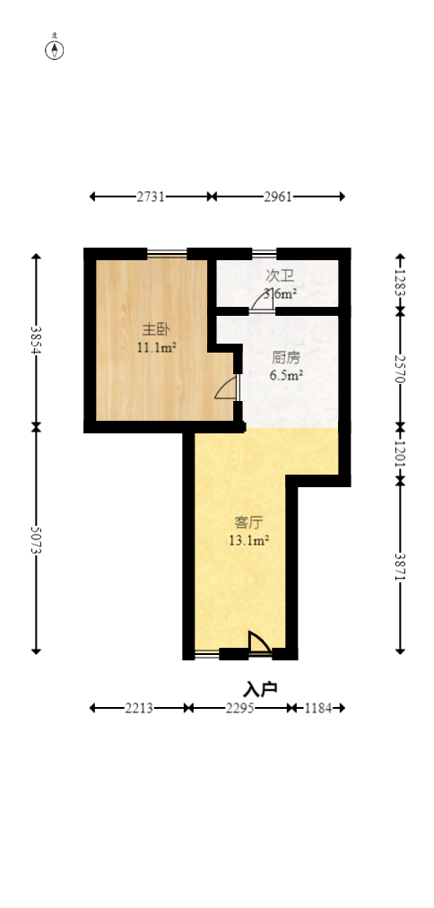 西城别院 2室1厅1卫 93.0万 西城别院 2室1厅1卫 93.0万户型图