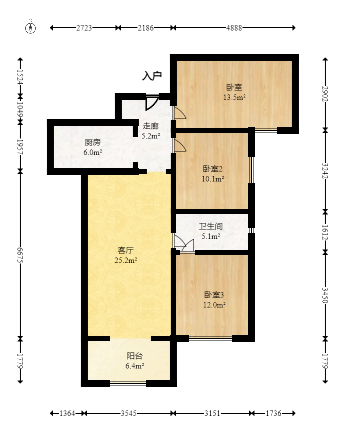 中交中央公园D4区  3室2厅1卫    95.0万 中交中央公园D4区  3室2厅1卫    95.0万户型图