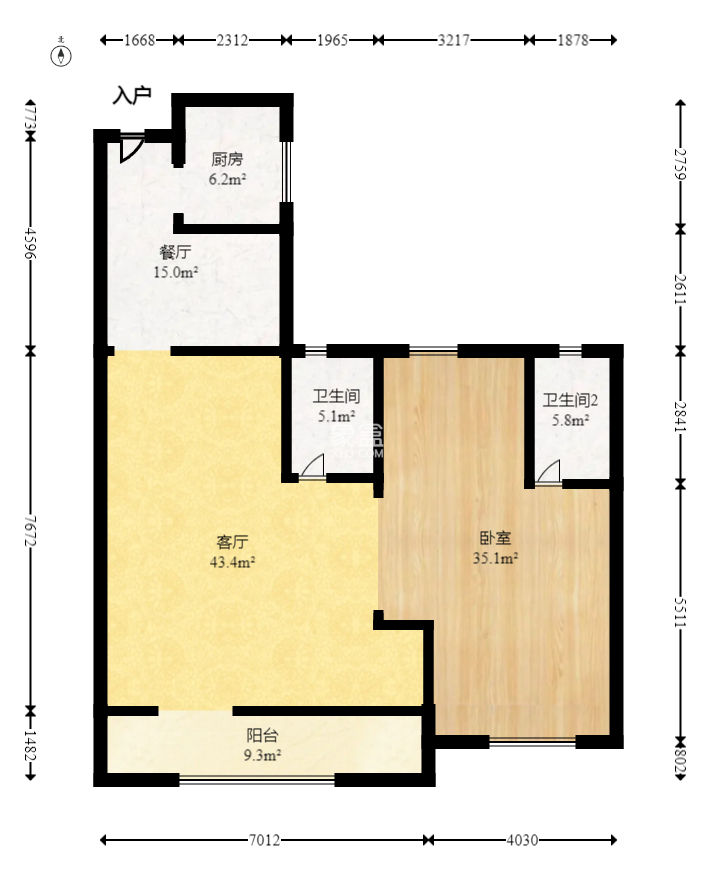 中交中央公园D5区  3室2厅2卫   145.00万