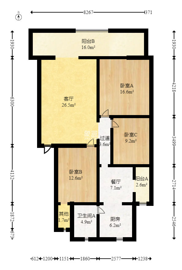 东塘电力院  3室1厅2卫   118.00万